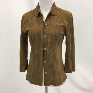Philippe Adec Súper soft suede shirt / jacket